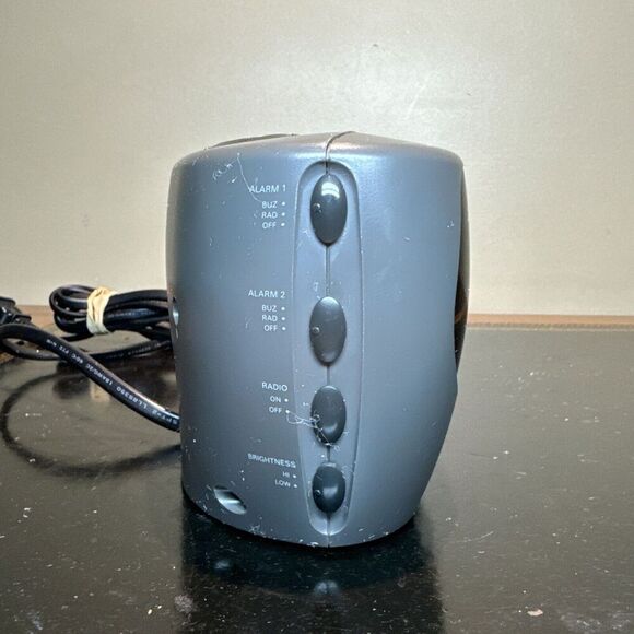 Philips Magnavox AJ3490 Weatherband Clock Radio Dual Alarm Clock - Vintage - Picture 4 of 6